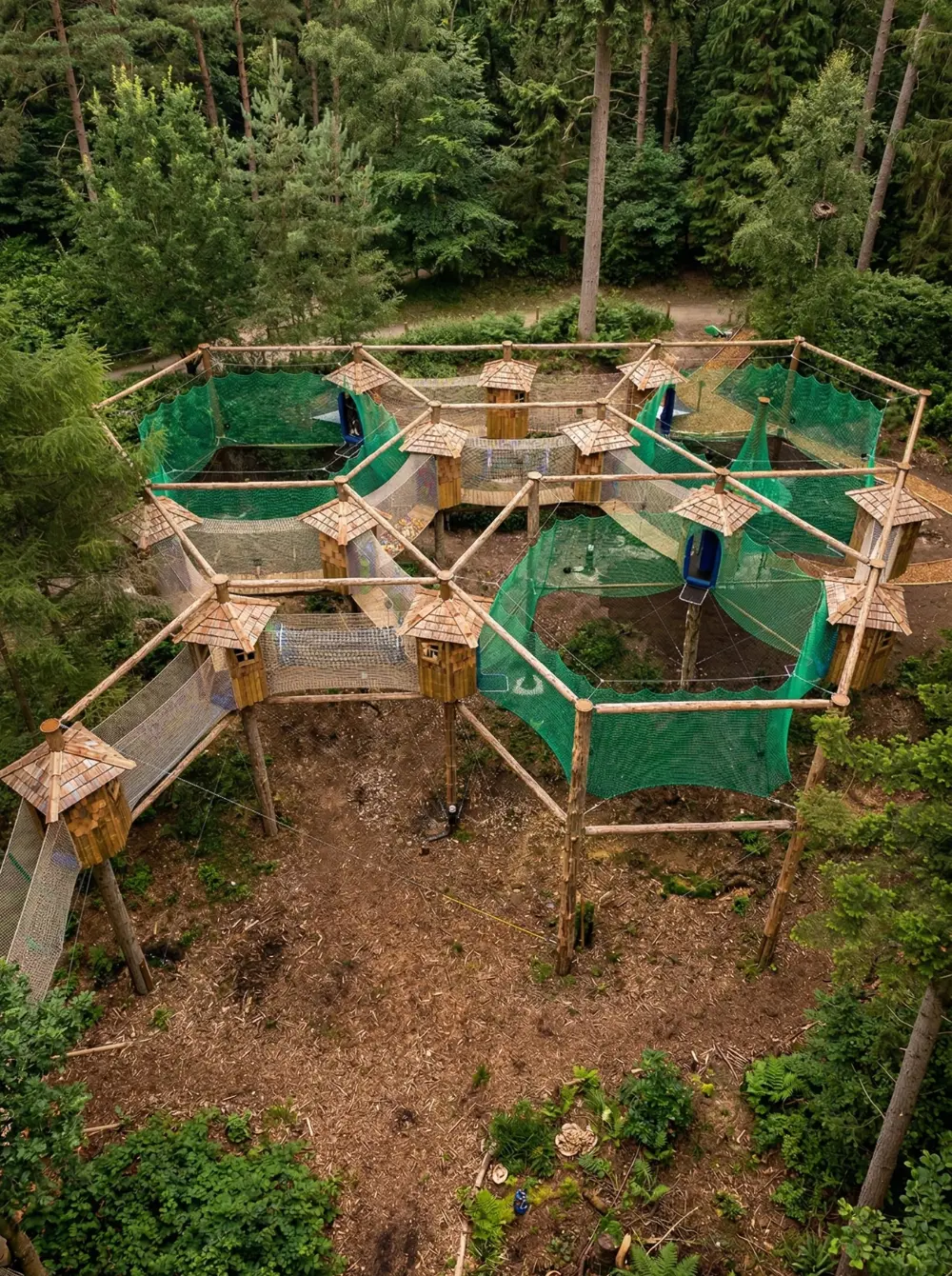 Net Adventure — communal harness-free netting experience