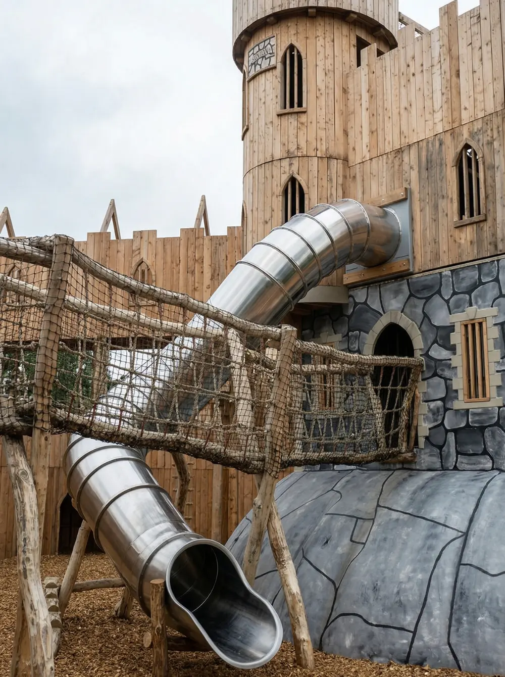 Custom timber reception building at an adventure park