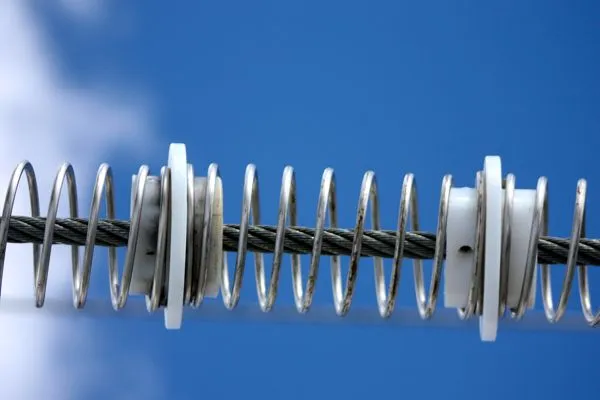 Spring Pad als Notbremssystem für Ziplines