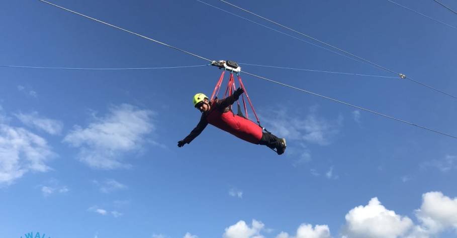 The Magnetic Self-braking Zipline pulley
